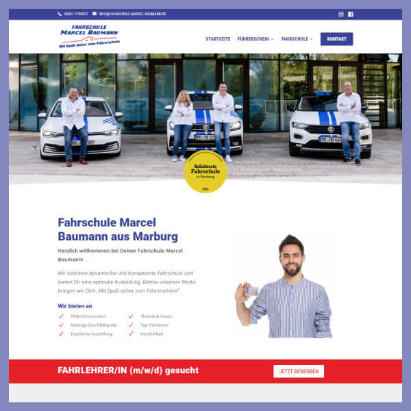 fahrschule-baumann-marburg-webdesign